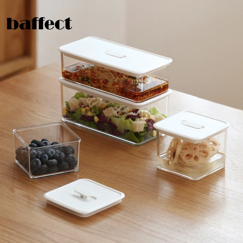 Baffect Plastic Sealed Cans Kitchen Storage Box Vacuum Keep Fresh Transparent Food Canister Vegetables Fridge Storage Box
Baffect Plastic Sealed Cans Kitchen Storage Box Vacuum Keep Fresh Transparent Food Canister Vegetables Fridge Storage Box