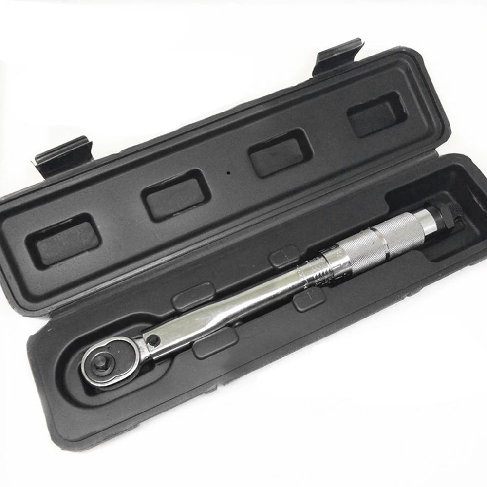1/4" DR 5-25Nm Adjustable Torque Wrench Bike Fixing Tool Accurate Ratchet Wrench Repairing Spanner Hand Tool
1/4" DR 5-25Nm Adjustable Torque Wrench Bike Fixing Tool Accurate Ratchet Wrench Repairing Spanner Hand Tool