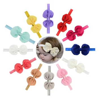 4.5" 12pcs/lot Cute Children Girls Kids headband New Born Chiffon Bowknot Headbands Solid Color Hair Band Accessories
4.5" 12pcs/lot Cute Children Girls Kids headband New Born Chiffon Bowknot Headbands Solid Color Hair Band Accessories