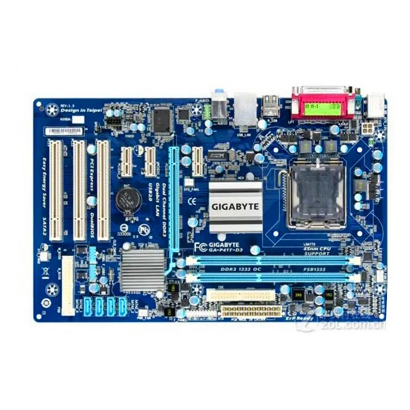 For Gigabyte GA-P41T-D3 Original Used Desktop Motherboard P41T-D3 G41 LGA 775 DDR3 8G SATA2 USB2.0 ATX | Компьютеры и офис
