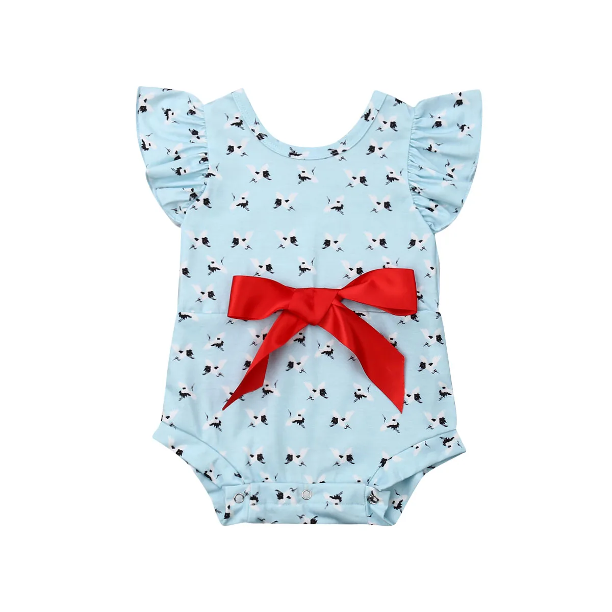 Newborn Infant Baby Girl Fly Sleeve Romper Kid Casual Jumpsuit Crane Print Clothes Summer Girls Bowknot Outfits 3-18M
Newborn Infant Baby Girl Fly Sleeve Romper Kid Casual Jumpsuit Crane Print Clothes Summer Girls Bowknot Outfits 3-18M