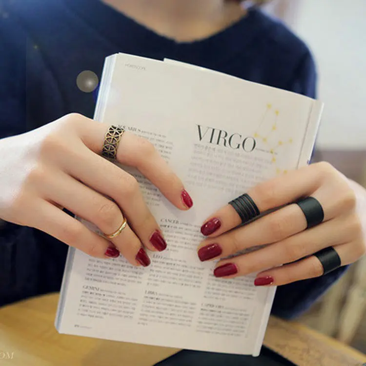 3Pcs Vintage Punk Ring Set Black Stack Plain Above Knuckle Ring Band Midi Mid Rings For Women Men Adjustable Ring
3Pcs Vintage Punk Ring Set Black Stack Plain Above Knuckle Ring Band Midi Mid Rings For Women Men Adjustable Ring