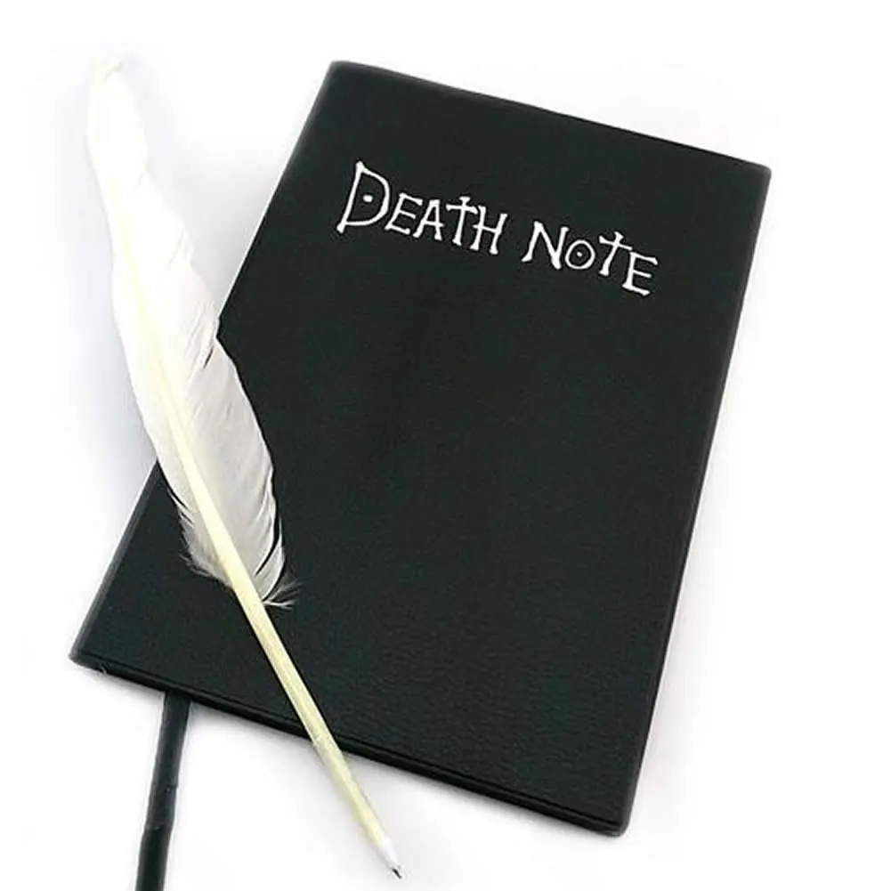 Death Note книга прекрасная мода аниме тема Косплэй Тетрадь новая школа большой