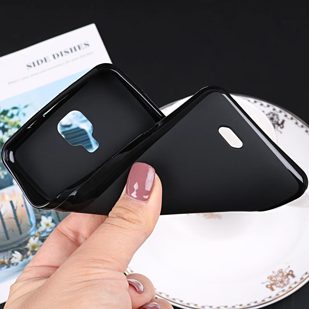 Матовый чехол для Homtom HT26 Мягкая силиконовая задняя крышка из ТПУ бампер защитный