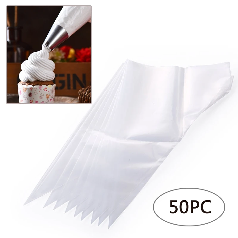 50Pcs Piping Bag Fondant Tools Pastry Disposable Pastry Bags Fondant Cake Cream Cupcake Decorating Bag Baking Cake Tools
50Pcs Piping Bag Fondant Tools Pastry Disposable Pastry Bags Fondant Cake Cream Cupcake Decorating Bag Baking Cake Tools