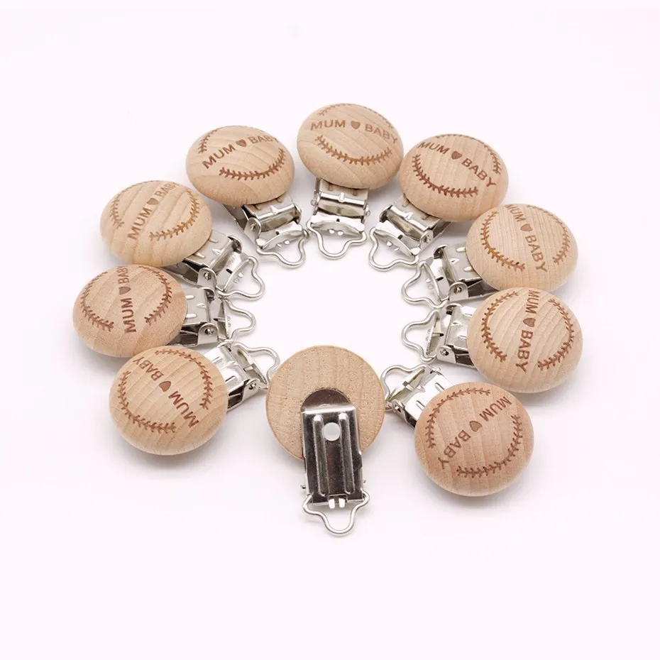 Engraved Clips Pacifier Chain Clip DIY Pacifier Clip 10PCS Beech Wood Beads Suspender Round Baby Care Teether Dummy Clips
Engraved Clips Pacifier Chain Clip DIY Pacifier Clip 10PCS Beech Wood Beads Suspender Round Baby Care Teether Dummy Clips