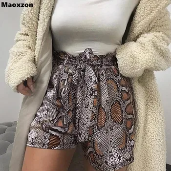 Maoxzon Womens Serpentine Print Casual High Waist Loose Shorts For Female Spring Summer Hot Fashion Bandage Short Trousers XL
Maoxzon Womens Serpentine Print Casual High Waist Loose Shorts For Female Spring Summer Hot Fashion Bandage Short Trousers XL