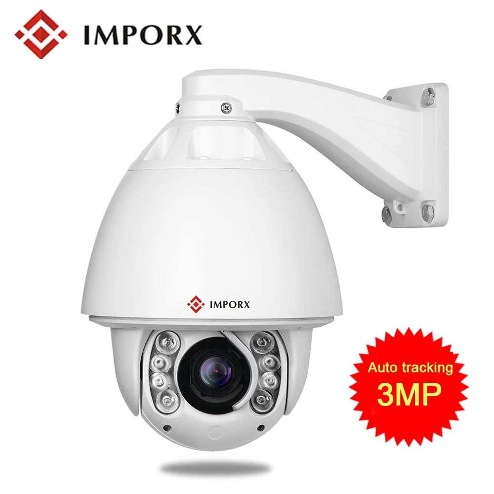 IMPORX PTZ IP Camera 30X Optical Zoom 3MP CCTV Camera HD Home Security Camera Support Auto Tracking and Outdoor Built-in Wiper
IMPORX PTZ IP Camera 30X Optical Zoom 3MP CCTV Camera HD Home Security Camera Support Auto Tracking and Outdoor Built-in Wiper