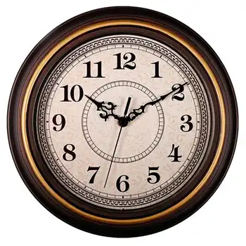 CHFL 12-Inch Silent Non-Ticking Round Wall Clocks, Wall Clocks Decorative Vintage Style,Home Kitchen/Living Room/Bedroom(Golde
CHFL 12-Inch Silent Non-Ticking Round Wall Clocks, Wall Clocks Decorative Vintage Style,Home Kitchen/Living Room/Bedroom(Golde