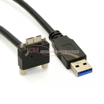 100PCS/CY1.2m3m5mLeftUpDown Angled 90 Degree USB 3.0 A Male to Micro B Cable with Locking Screws for Nikon D800 D800E D810 Black
100PCS/CY1.2m3m5mLeftUpDown Angled 90 Degree USB 3.0 A Male to Micro B Cable with Locking Screws for Nikon D800 D800E D810 Black