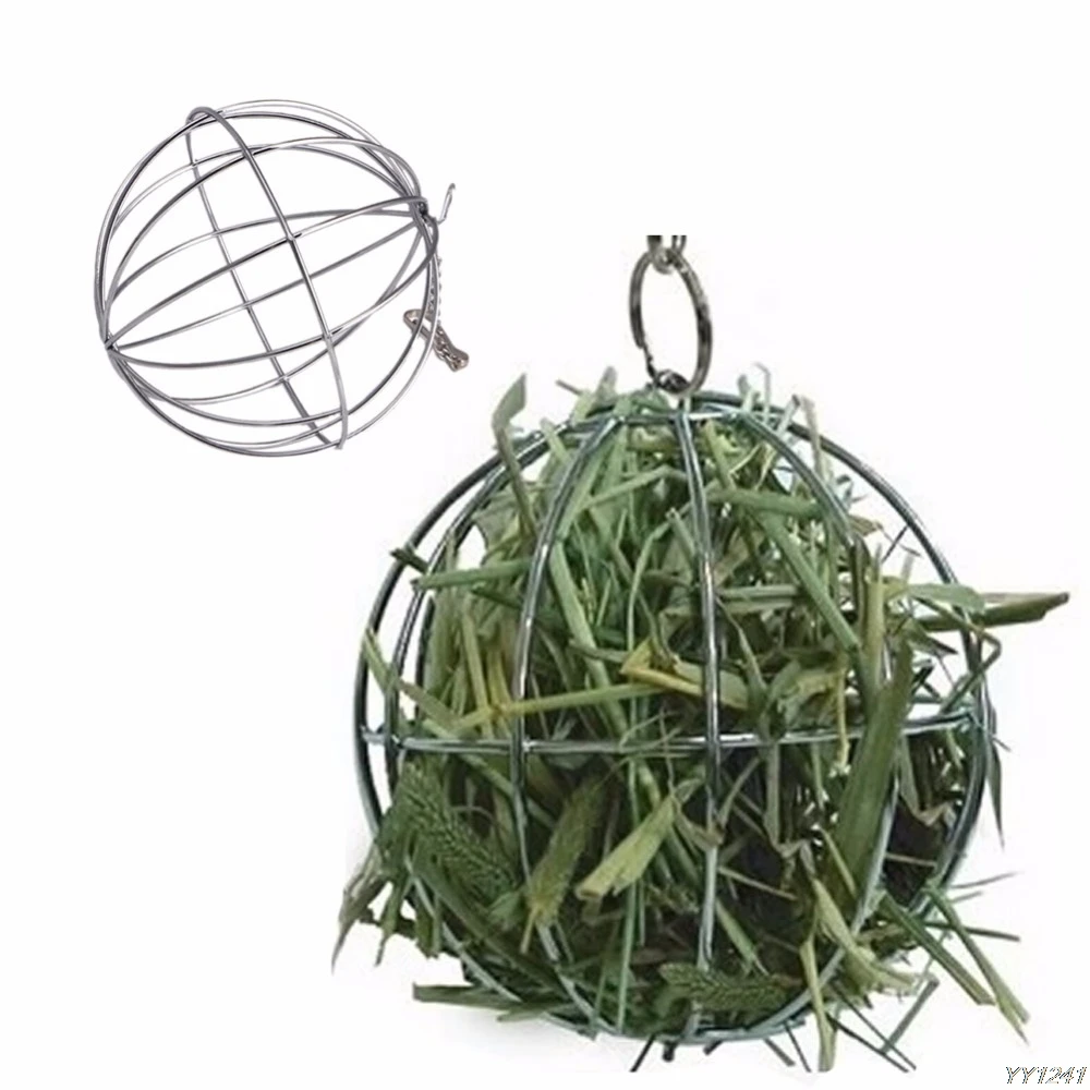 Stainless Steel Ball Shape Grass Grame Pet Feed Dispenser Bunny Guinea Rabbit Small Animal playing Hanging Ball Toy-W110
Stainless Steel Ball Shape Grass Grame Pet Feed Dispenser Bunny Guinea Rabbit Small Animal playing Hanging Ball Toy-W110