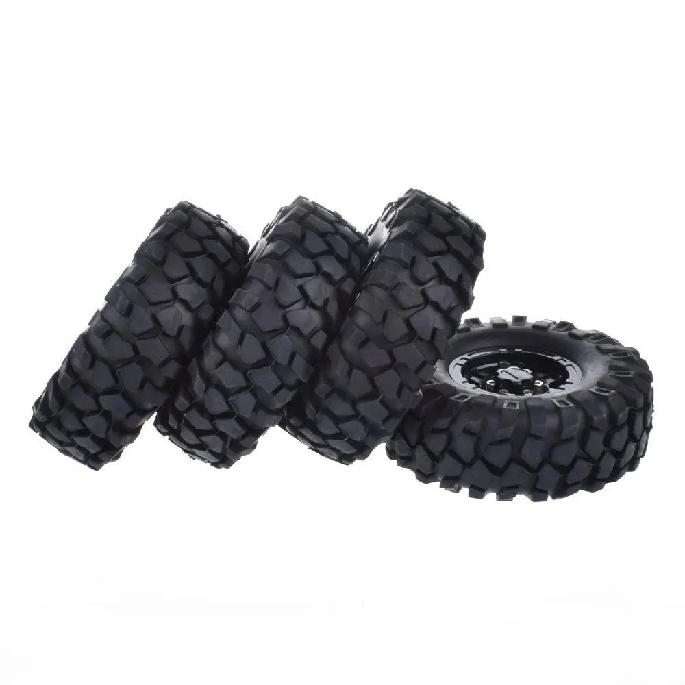4Pcs RC 1/10 Scale Crawler 1.9" Wheel Rims Beadlock With 108mm Tires Set for 1:10 RC Crawler Rock Car RC4WD SCX10 CC01
4Pcs RC 1/10 Scale Crawler 1.9" Wheel Rims Beadlock With 108mm Tires Set for 1:10 RC Crawler Rock Car RC4WD SCX10 CC01