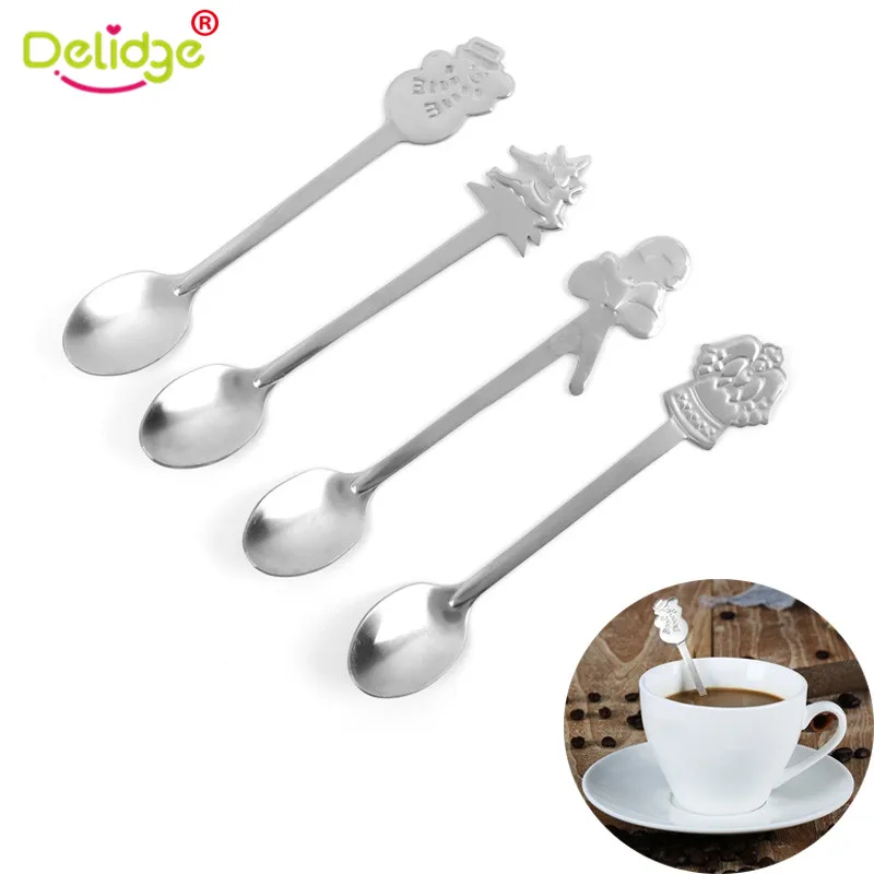 Delidge 4 Pcs Snowman Pattern Tableware Set Stainless Steel Christmas Tree Kids Spoon Afternoon Tea Coffee Scoops Santa Gifts
Delidge 4 Pcs Snowman Pattern Tableware Set Stainless Steel Christmas Tree Kids Spoon Afternoon Tea Coffee Scoops Santa Gifts