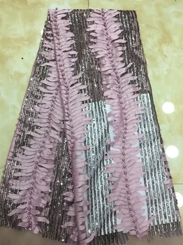 New African lace fabrics, Nigerian embroidery sequins lace fabrics, high-end French chiffon pearl edge fabrics wedding lace-XZX
New African lace fabrics, Nigerian embroidery sequins lace fabrics, high-end French chiffon pearl edge fabrics wedding lace-XZX