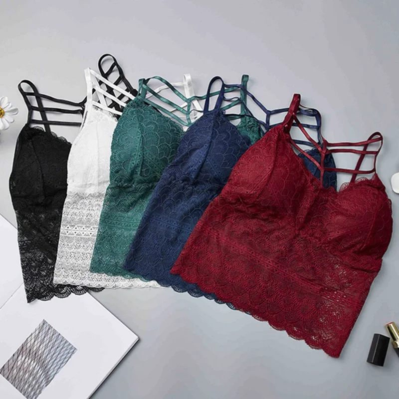 Women Sexy Strappy Lace Bra Minimalist Embroidery Hollow Out Translucent Padded Push Up Bras for Women 2019 BH Woman's Underwear
Women Sexy Strappy Lace Bra Minimalist Embroidery Hollow Out Translucent Padded Push Up Bras for Women 2019 BH Woman's Underwear