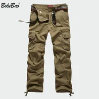 BOLUBAO 2018 New Cargo Pants Men Multi Pockets Pants Military Camouflage Track Pants Trousers Mens Elastic Waist Pant Men image