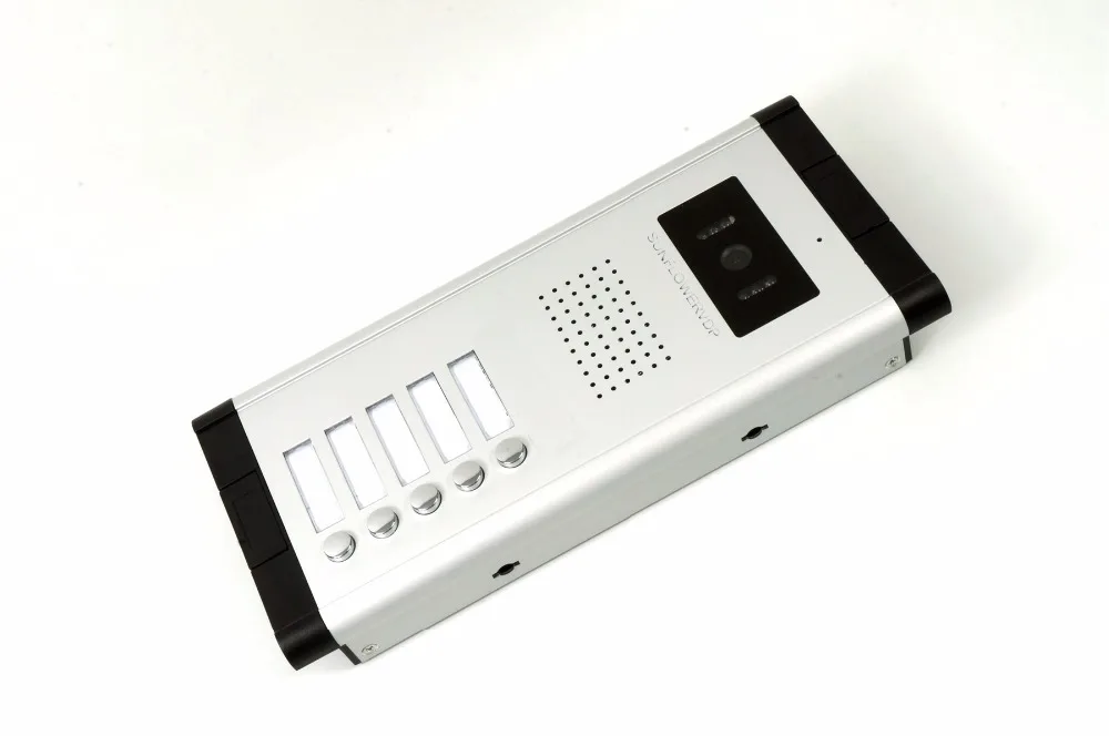 4 3 ''видеодомофон 5 виллы видеодомофон для частного дома + Rfid дверной замок