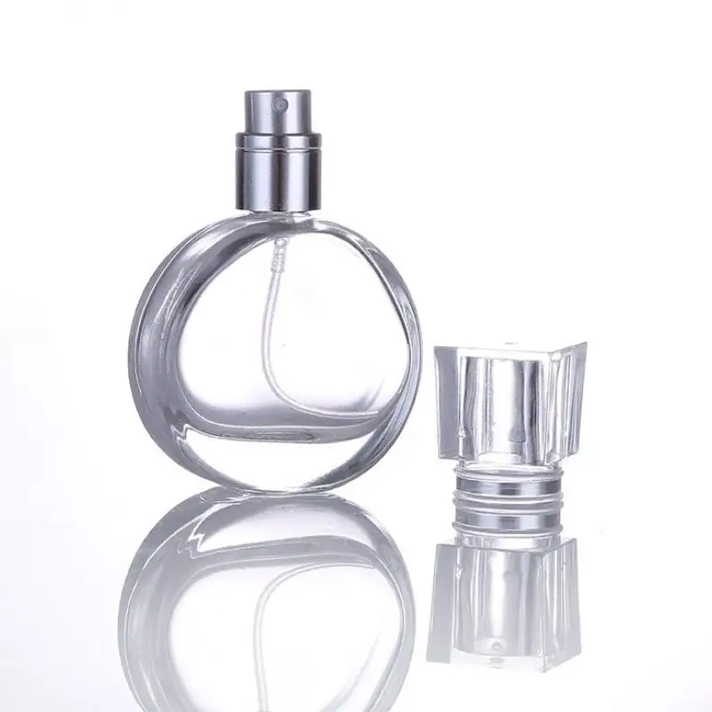New Arrival 20ml Clear Empty Glass Spray Bottle Round Atomizer Refillable Travel Gift LX7461 | Красота и здоровье
