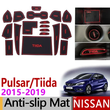 Anti-Slip Gate Slot Mat Rubber Cup Mat for Nissan Tiida Pulsar C13 2015 2016 2017 2018 2019 Accessories Stickers Non-Silp Pad
Anti-Slip Gate Slot Mat Rubber Cup Mat for Nissan Tiida Pulsar C13 2015 2016 2017 2018 2019 Accessories Stickers Non-Silp Pad