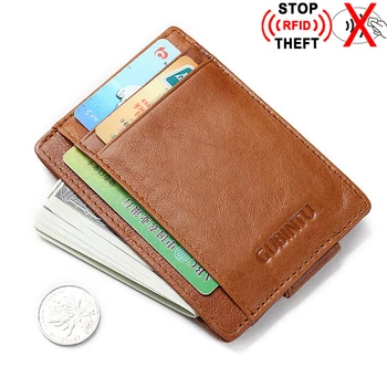 Foreign Trade Anti-magnetic ID Holders Wallet New RFID Genuine Leather Black Gold Colors 2 Folds Anti-scan Cowhide Card Holder
Foreign Trade Anti-magnetic ID Holders Wallet New RFID Genuine Leather Black Gold Colors 2 Folds Anti-scan Cowhide Card Holder