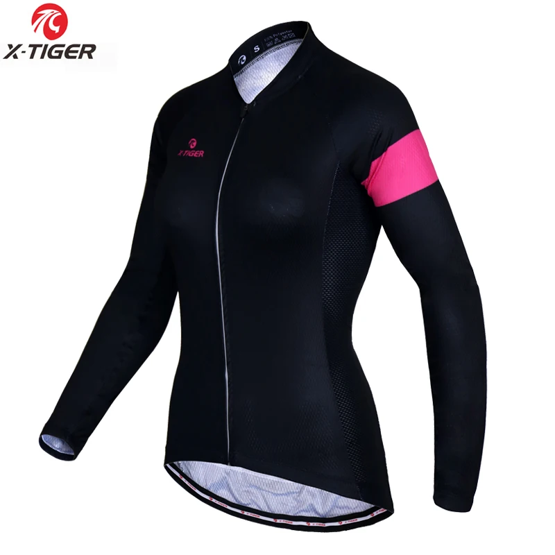 X-Tiger Women Anti-UV Cycling Jerseys Bike Wear Uniform Cycling Clothing Autumn 100% Polyester MTB Bicycle Jersey Ropa Ciclismo
X-Tiger Women Anti-UV Cycling Jerseys Bike Wear Uniform Cycling Clothing Autumn 100% Polyester MTB Bicycle Jersey Ropa Ciclismo