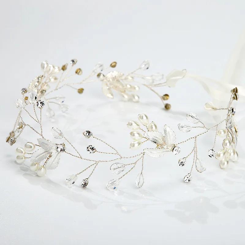 SLBRIDAL Handmade Wired Rhinestone Crystal Pearls Wedding Headband Bridal Hair Vine Hair Accessories Bridesmaids Women Jewelry
SLBRIDAL Handmade Wired Rhinestone Crystal Pearls Wedding Headband Bridal Hair Vine Hair Accessories Bridesmaids Women Jewelry