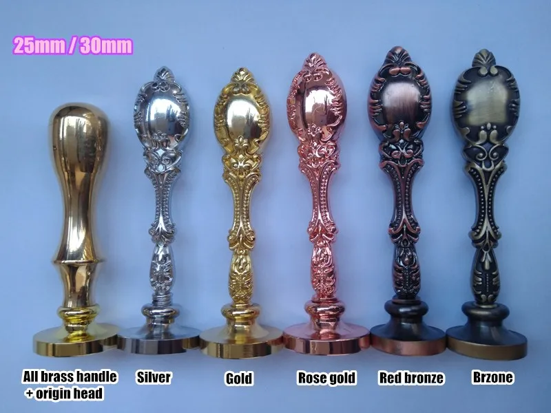 Metal handle wax stamp 1-1