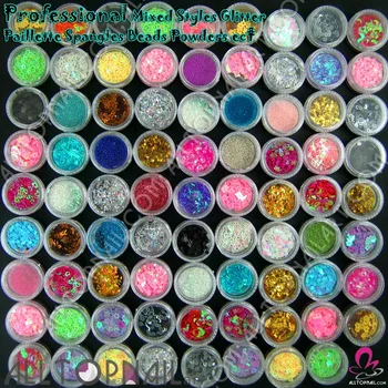 80 Pots Glitter Paillette Spangles Beads Powders for Dinner Weddings Beauty Care Nail Art Salon Decoration -Free Shipping
80 Pots Glitter Paillette Spangles Beads Powders for Dinner Weddings Beauty Care Nail Art Salon Decoration -Free Shipping