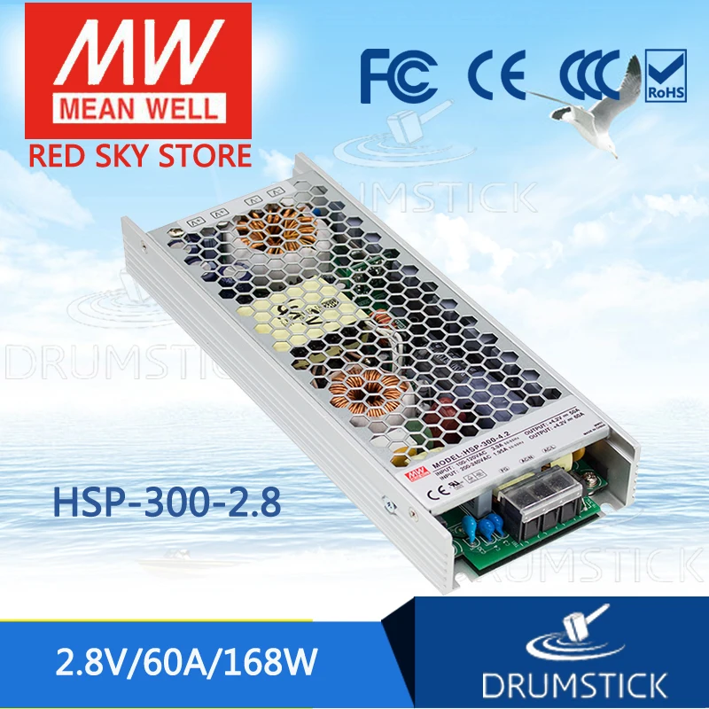 MEAN WELL HSP-300-2.8 2.8V 60A meanwell HSP-300 2.8V 168W Single Output with PFC Function Power Supply
MEAN WELL HSP-300-2.8 2.8V 60A meanwell HSP-300 2.8V 168W Single Output with PFC Function Power Supply