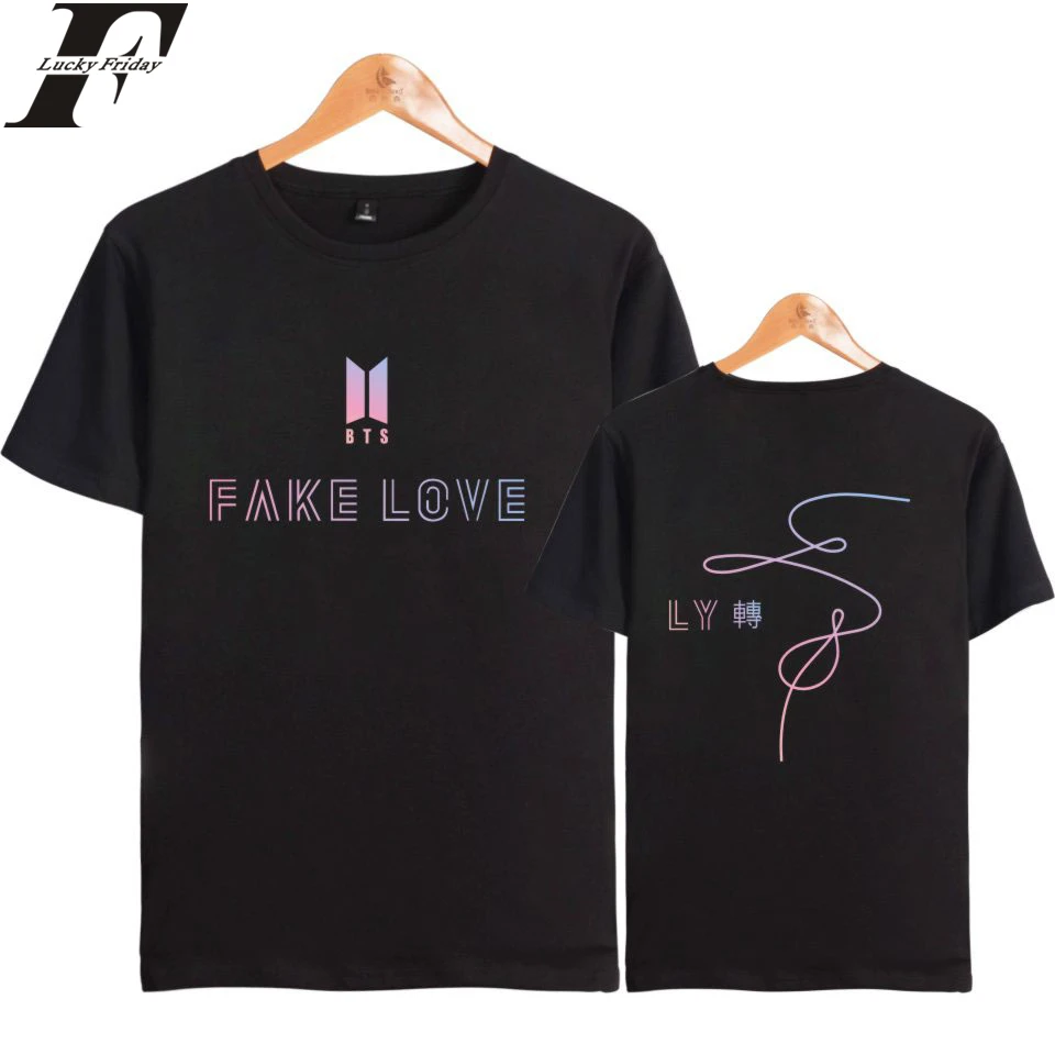 DF LUCKYFRIDAYF FAKE LOVE T-shirt Short Sleeve Cotton Men/Women Print 2019 Casual Style T-shirt Men/Women Clothes Plus Size 4XL 
DF LUCKYFRIDAYF FAKE LOVE T-shirt Short Sleeve Cotton Men/Women Print 2019 Casual Style T-shirt Men/Women Clothes Plus Size 4XL