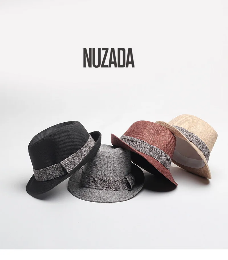 NUZADA Felt Bowler Hat cap-01