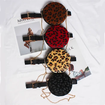 Fashion Women leopard Waist Bag Round Fanny Pack For Women Chain Shoulder Bags Ladies Casual Crossbody Bag Leather Belts
Fashion Women leopard Waist Bag Round Fanny Pack For Women Chain Shoulder Bags Ladies Casual Crossbody Bag Leather Belts