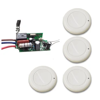 315MHZ 433MHZ Smart Home Wireless Remote Control Switch AC 220V Receiver with White Round Transmitter New
315MHZ 433MHZ Smart Home Wireless Remote Control Switch AC 220V Receiver with White Round Transmitter New
