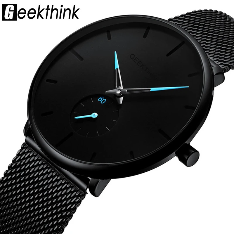 Geekthink Thin Watches Men Stainless steel Quartz Simple Japan Analog Wristwatch Clock Male 2019 New Gift Relogios Masculino #a
Geekthink Thin Watches Men Stainless steel Quartz Simple Japan Analog Wristwatch Clock Male 2019 New Gift Relogios Masculino #a