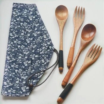 Environmental wooden fork spoon two-piece suit Japanese Korea style travel portable tableware bag packing dinnerware free ship
Environmental wooden fork spoon two-piece suit Japanese Korea style travel portable tableware bag packing dinnerware free ship