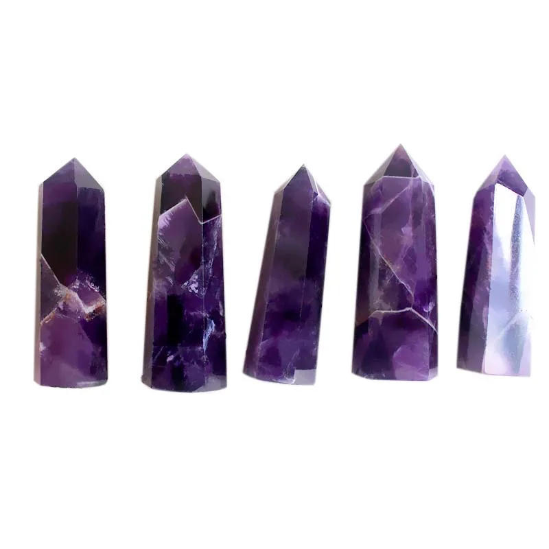 

1PCS 3-6cm Purple Beautiful Natural Dream Amethyst Point Quartz Crystal Reiki Healing Natural Stones And Minerals
