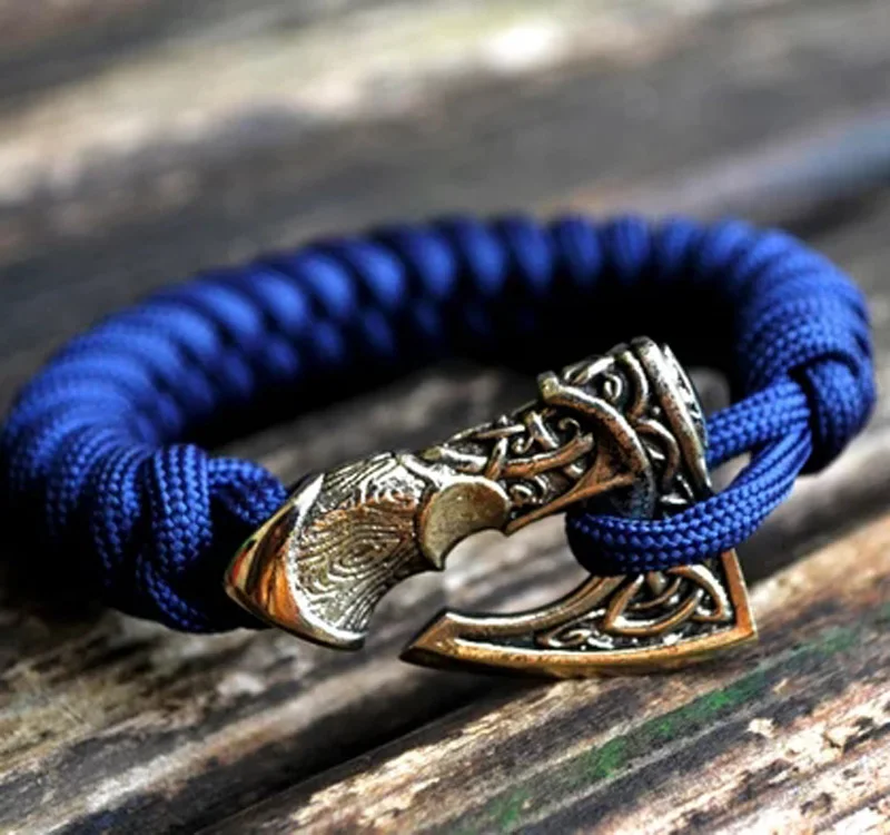 Norse Slavic Thor Hammer Paracord Viking Bracelet with Axe of Perun Viking Jewelry Gift for Him Bracelet Men
Norse Slavic Thor Hammer Paracord Viking Bracelet with Axe of Perun Viking Jewelry Gift for Him Bracelet Men