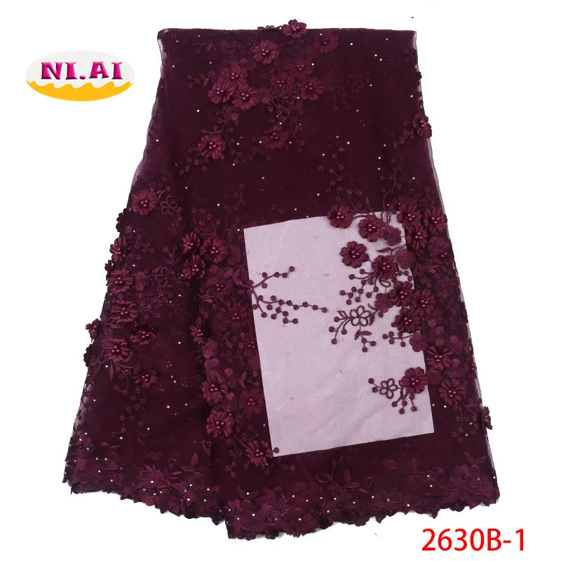 Deep Purple Lace Fabric, Beads African Dress, Latest Tulle Lace 2019 Fabric MR2630B
Deep Purple Lace Fabric, Beads African Dress, Latest Tulle Lace 2019 Fabric MR2630B