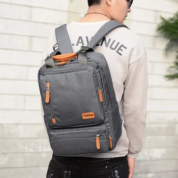 Fashion Anti-theft Men's Backpacks Laptop Backpack Male Leisure Travel Rucksack Gray Canvas Women School Bags Mochila Feminina
Fashion Anti-theft Men's Backpacks Laptop Backpack Male Leisure Travel Rucksack Gray Canvas Women School Bags Mochila Feminina