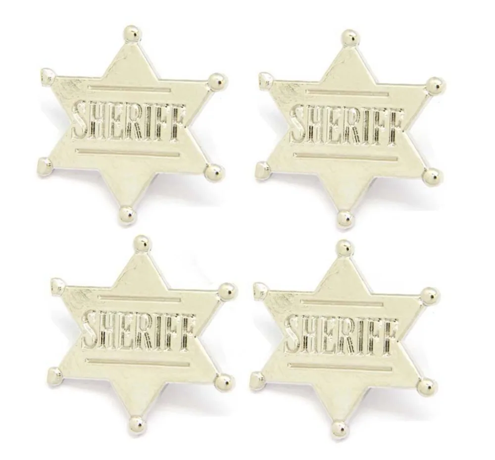 LOTS 5pcs Sheriff Lapel Hat Cap Tie Pin Badge Cowboy Country Western Gift Souvenir Brooch Fans Gifts Jewelry 2.5 X 2.5 CM
LOTS 5pcs Sheriff Lapel Hat Cap Tie Pin Badge Cowboy Country Western Gift Souvenir Brooch Fans Gifts Jewelry 2.5 X 2.5 CM