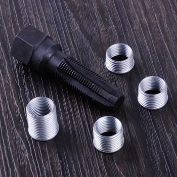 CITALL RETHREAD KIT CYLINDER HEAD TAP REAMER Helicoil Thread Repair Kit Tool for 14 X 1.25 SPARK PLUG with 4 Inserts
CITALL RETHREAD KIT CYLINDER HEAD TAP REAMER Helicoil Thread Repair Kit Tool for 14 X 1.25 SPARK PLUG with 4 Inserts
