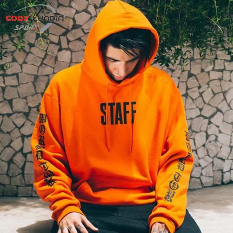 STAFF 2018 New Cotton Orange Letter Kanye West Purpose Hip Hop Skateboard Hoodies Men Full High Street Sweatshirts London
STAFF 2018 New Cotton Orange Letter Kanye West Purpose Hip Hop Skateboard Hoodies Men Full High Street Sweatshirts London