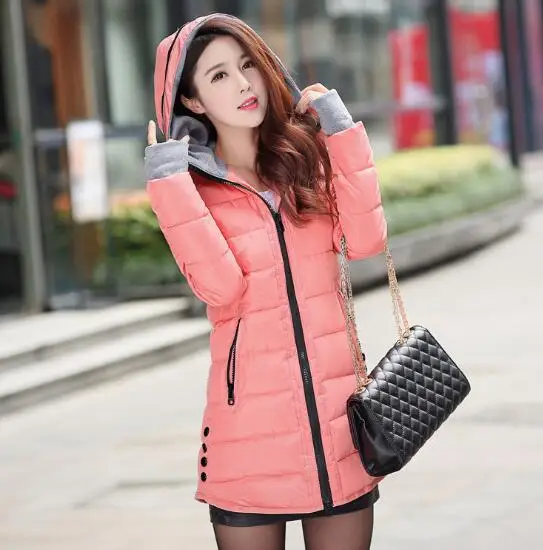 2018 women winter hooded warm coat plus size candy color cotton padded jacket female long parka womens wadded jaqueta feminina
2018 women winter hooded warm coat plus size candy color cotton padded jacket female long parka womens wadded jaqueta feminina