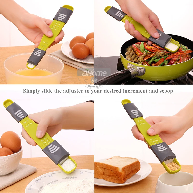 Kitchen scale measuring spoon measure cup Double End Eight Stalls Adjustable Scale gram Coffee spoon Baking Measurement
Kitchen scale measuring spoon measure cup Double End Eight Stalls Adjustable Scale gram Coffee spoon Baking Measurement