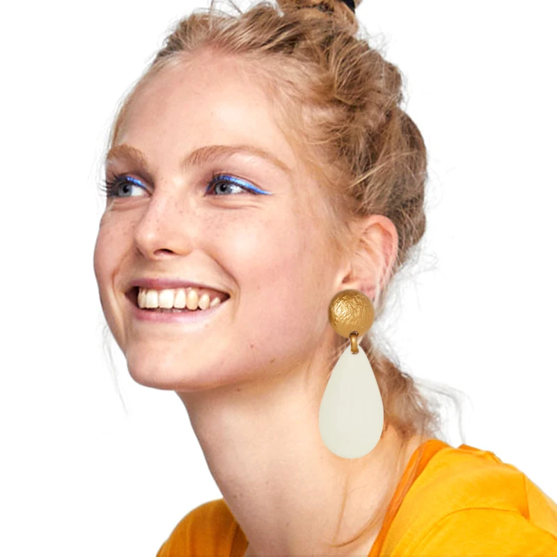 2018 New Boho ZA Big Water Drop Earrings For Women Fashion Punk Resin Jewelry Bohemian Vintage Long Dangle Statement Earrings
2018 New Boho ZA Big Water Drop Earrings For Women Fashion Punk Resin Jewelry Bohemian Vintage Long Dangle Statement Earrings