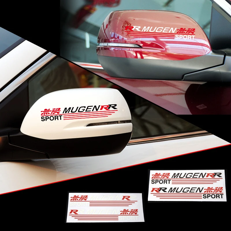Etie 2 X Reflective Car Rearview Mirrow Sticker Decal Mugen R R Sport Accessories for Honda Civic Accord Cr-v Fit City
Etie 2 X Reflective Car Rearview Mirrow Sticker Decal Mugen R R Sport Accessories for Honda Civic Accord Cr-v Fit City