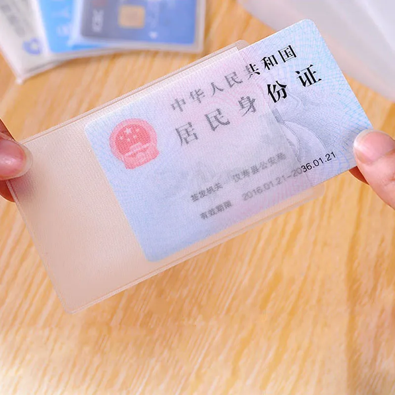 10pcs bank cards storage business PVC soft plastic cards holder waterproof card case
10pcs bank cards storage business PVC soft plastic cards holder waterproof card case