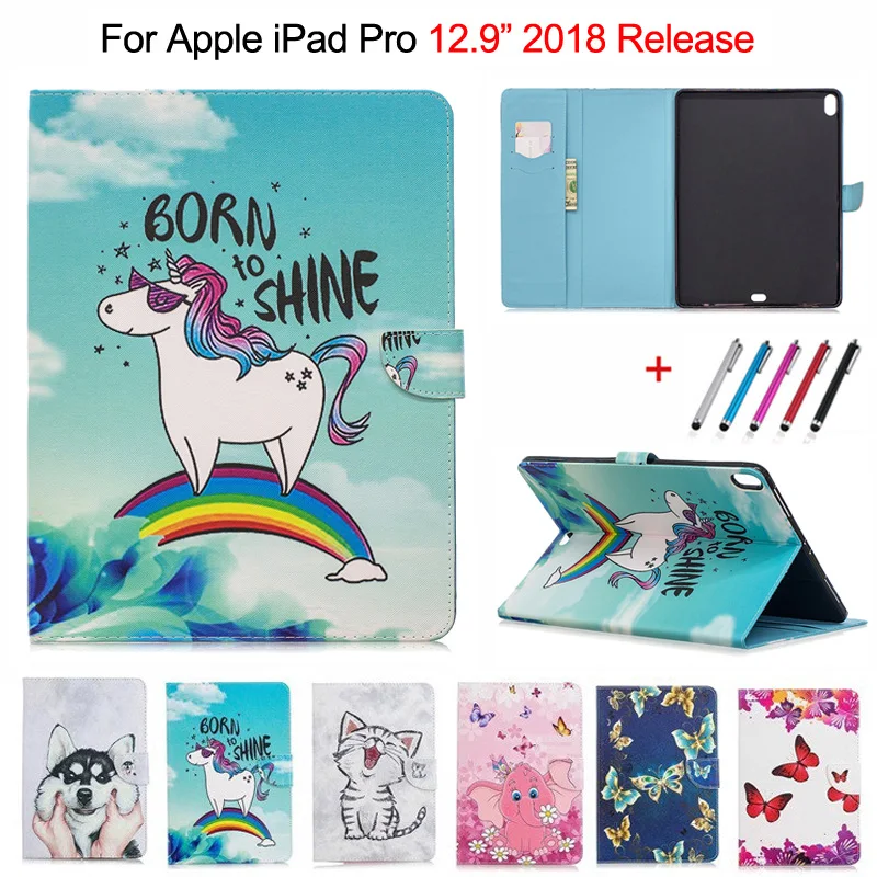 Tablet Case For iPad Pro 12.9 2018 Cover Kawaii Unicorn Cat Puppy Leather Cover For iPad Pro 12.9 2018 Case A1876 /A1895 /A2014
Tablet Case For iPad Pro 12.9 2018 Cover Kawaii Unicorn Cat Puppy Leather Cover For iPad Pro 12.9 2018 Case A1876 /A1895 /A2014