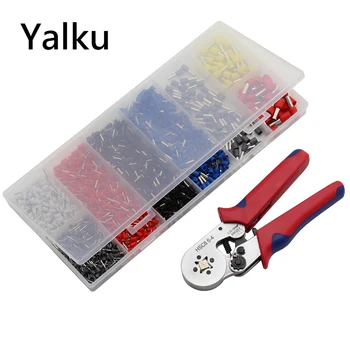 Yalku Self-adjusting Crimping Pliers With 1200 Wire Terminal Crimp Connector 0.25-10mm2 Crimper Plier Set Hand Tool Electrical
Yalku Self-adjusting Crimping Pliers With 1200 Wire Terminal Crimp Connector 0.25-10mm2 Crimper Plier Set Hand Tool Electrical