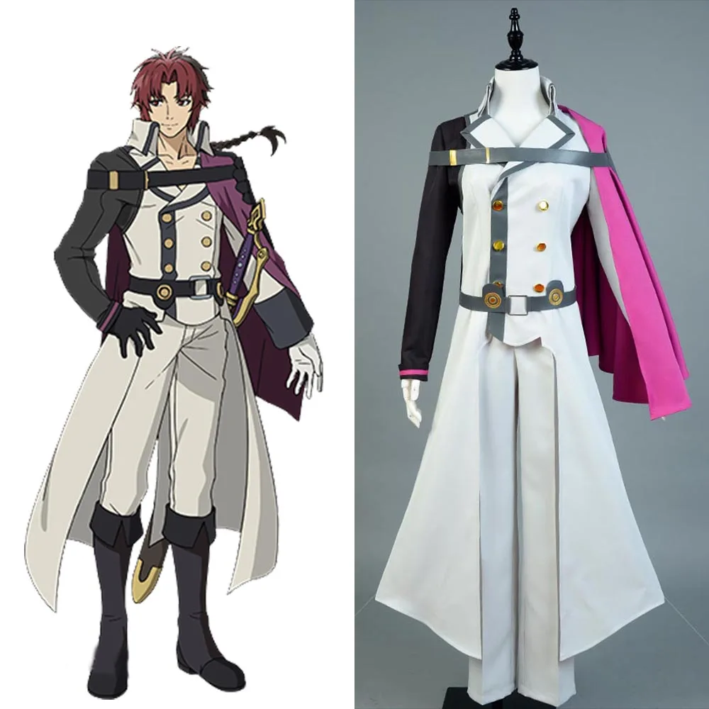 The end of the Seraphim /Seraph of the end cosplay Crowley Eusford costume full set uniform Halloween uniform cosplay costume
The end of the Seraphim /Seraph of the end cosplay Crowley Eusford costume full set uniform Halloween uniform cosplay costume